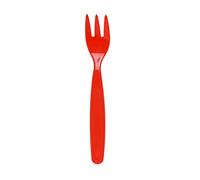 Harfield 17cm Polycarbonate Plastic Fork Red (Pack of 10)