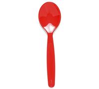 Harfield 17cm Polycarbonate Plastic Spoon Red (Pack of 10)