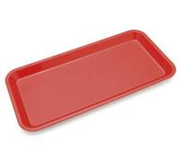 Harfield Antibacterial Individual Serving Red Food Platter (Pack of 2) HQ Unbreakable Polycarbonate Plastic
