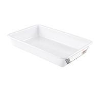 Harfield Gilac HACCP 5L Butcher Display Tray Ingredient Food Preparation Trays with High Sides (White)