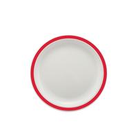 Harfield Polycarbonate Red Rim Duo Plate 23cm (1 x 10)
