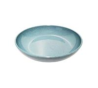 Harfield Walled Bowls Pack of 4 18cm Diameter Heavyweight Shatterproof Plastic Dishwasher Microwave Safe (Blue Speckle)