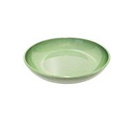 Harfield Walled Bowls Pack of 4 x 15cm Diameter Heavyweight Shatterproof Plastic Dishwasher Microwave Safe (Green Speckle)