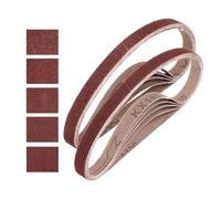 HARFINGTON 1/2 x 18 Inch Sanding Belts, 20 Pcs 60/80/120/180/240 Grits Aluminum Oxide Belt Sander Abrasive File Belt for Woodworking, Metal Polishing, Knife Sharpener