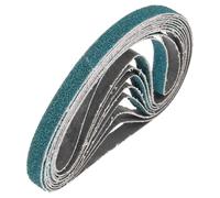 HARFINGTON 1/2 x 24 Inch Sanding Belts, 10 Pcs 40 Grit Zirconia Abrasive Belt Sander File Belt for Woodworking, Metal Polishing, Knife Sharpener