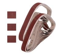 HARFINGTON 1 x 30 Inch Sanding Belts, 30 Pcs 120/240/400 Grits Aluminum Oxide Abrasive Belt Sander File Belt for Woodworking, Metal Polishing, Knife Sharpener