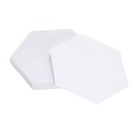 HARFINGTON 100 Count Hexagon Paper Piecing Paper for Quilting, 2.5-Inch English Paper Piecing Template, Foundation Paper Pieces Patchwork Supplies for Quilting Sewing DIY Craft