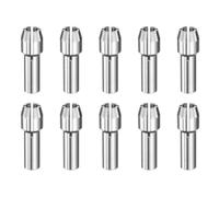 HARFINGTON 10pcs 3.0mm Drill Chucks Collet Bit 18mm Length Mini Electric Grinder Quick Change Replacement Drilling Tool for Rotary Tools