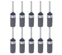 HARFINGTON 10pcs Abrasive Sandpaper Rolls 1500 Grit 3mm Shank Sanding Drums Sleeves Cylinder Grinding Head for Woodworking Glass Metal Polishing