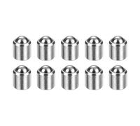 HARFINGTON 10pcs Ball Point Spring Plungers 4x4mm 15N Elasticity Stainless Steel No Step Positioning Beads Ball Catch Latch for Door Cupboard Mechanical Devices Clamps Furniture