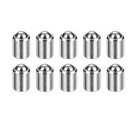 HARFINGTON 10pcs Ball Point Spring Plungers 4x5mm 25N Elasticity Stainless Steel No Step Positioning Beads Ball Catch Latch for Door Cupboard Mechanical Devices Clamps Furniture