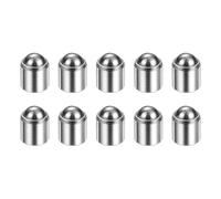 HARFINGTON 10pcs Ball Point Spring Plungers 5x5mm 10N Elasticity Stainless Steel No Step Positioning Beads Ball Catch Latch for Door Cupboard Mechanical Devices Clamps Furniture