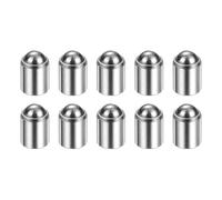 HARFINGTON 10pcs Ball Point Spring Plungers 5x6mm 20N Elasticity Stainless Steel No Step Positioning Beads Ball Catch Latch for Door Cupboard Mechanical Devices Clamps Furniture