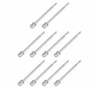 HARFINGTON 10pcs Impact Socket Adapter 1/2" Square Drive 1/4" Hex Shank 6" Long Extension Bit for Axle Nut Driver Drill Socket Sets