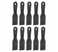 HARFINGTON 10pcs Putty Knife Scraper 2" Width Flexible Plastic Putty Knife Paint Scraper Tool for Taping Drywall Spreading Painting Wall Scratching Black