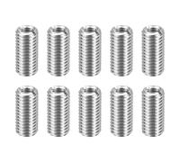 HARFINGTON 10pcs Thread Repair Inserts M12 x 1.75 Male to M8 x 1.25 Female Thread 25mm Long Stainless Steel Reducing Nuts Metric Self Tapping Sleeves Threaded Reducer Industrial Fasteners