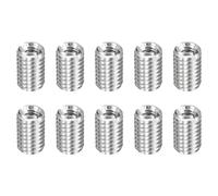 HARFINGTON 10pcs Thread Repair Inserts M5 x 0.8 Male to M3 x 0.5 Female Thread 8mm Long Stainless Steel Reducing Nuts Metric Self Tapping Sleeves Threaded Reducer Industrial Fasteners