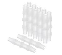 HARFINGTON 12pcs 3/16" to 3/16" Plastic Hose Barb Fitting Metals Splicer