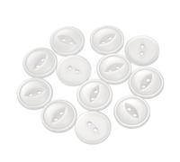 HARFINGTON 12pcs 32L Cream White Round Sewing Buttons 20mm 4/5" Resin 2-Hole Fish Eye Craft Replacement Button for Craft Pants Dress Skirt Clothing Fastener Buttons