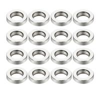 HARFINGTON 16Pcs RC Shock Absorber Spacers, M3x6x1.5mm(IDxODxT) Silver | Aluminum Alloy Convenient Spacer Flat Metal Damper Washers Shim RC Part Accessory for Model Cars Drone FPV DIY Robot Crawler