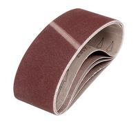 HARFINGTON 2-1/2 x 14 Inch Sanding Belts, 5 Pcs 120 Grits Aluminum Oxide Abrasive Belt Sander File Belt for Woodworking, Metal Polishing, Knife Sharpener