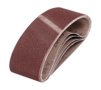 HARFINGTON 2-1/2 x 14 Inch Sanding Belts, 5 Pcs 80 Grits Aluminum Oxide Belt Sander Abrasive File Belt for Woodworking, Metal Polishing, Knife Sharpener