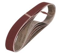 HARFINGTON 2 x 48 Inch Sanding Belts, 6 Pcs 180 Grit Aluminum Oxide Abrasive Belt Sander File Belt for Woodworking, Metal Polishing, Knife Sharpener