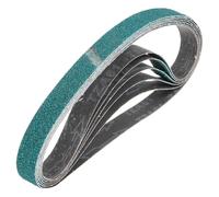 HARFINGTON 2 x 48 Inch Sanding Belts, 6 Pcs 36 Grit Zirconia Abrasive Belt Sander File Belt for Woodworking, Metal Polishing, Knife Sharpener