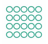 HARFINGTON 20 Pcs Fluorine Rubber O-Rings 18.5mm OD 13.7mm ID 2.4mm Width Round Sealing O Ring Seal Gasket for Industrial Engines Plumbing Faucet Hose Automotive
