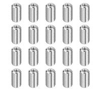 HARFINGTON 20pcs Thread Repair Inserts M8 x 1.25 Male to M4 x 0.7 Female Thread 15mm Long Stainless Steel Reducing Nuts Metric Self Tapping Sleeves Threaded Reducer Industrial Fasteners
