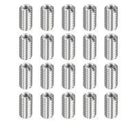 HARFINGTON 20pcs Thread Repair Inserts M8 x 1.25 Male to M5 x 0.8 Female Thread 15mm Long Stainless Steel Reducing Nuts Metric Self Tapping Sleeves Threaded Reducer Industrial Fasteners