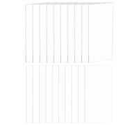HARFINGTON 20pcs Welding Lens 1.85" x 4.25" Clear Glass Outer Cover Helmet Inner Replacement Lens Welding Helmet Lenses Glass for Welding Helmet, Transparent