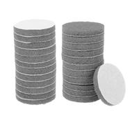 HARFINGTON 24pcs Scrubber Scouring Pads 800 Grits 3 Inch Drill Power Brush Hoop and Loop Surface Conditioning Disc Drill Scuffing Disc Scrub Pads for Home Kitchen Cleaning, Gray