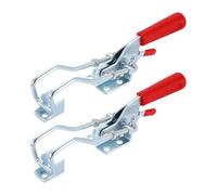 HARFINGTON 2pcs 431 Toggle Latch Clamp M6 x 45mm 772lbs Holding Capacity Adjustable Quick Release Pull Latches Galvanized Iron Hasp Clamps for Smoker Lid Jig Tool Boxes Cases Door