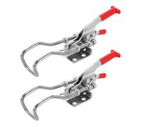 HARFINGTON 2pcs 431 Toggle Latch Clamp M6 x 50mm 772lbs Holding Capacity Adjustable Quick Release Pull Latches 304 Stainless Steel Hasp Clamps for Smoker Lid Jig Tool Box Case Doors