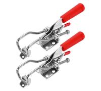 HARFINGTON 2pcs 431 Toggle Latch Clamp M6 x 55mm 772lbs Holding Capacity Adjustable Quick Release Pull Latches 304 Stainless Steel Hasp Clamps for Smoker Lid Jig Tool Box Case Door