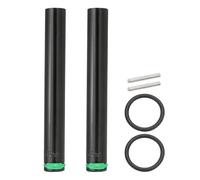 HARFINGTON 2pcs 6 Point Deep Impact Socket 1/2" Drive 18mm Metric Standard Socket 8" Long Cr-Mo Steel Spindle Axle Hex Nut Bolt Sockets with Rubber Ring Locking Pin