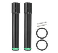 HARFINGTON 2pcs 6 Point Deep Impact Socket 1/2" Drive 27mm Metric Standard Socket 8" Long Cr-Mo Steel Spindle Axle Hex Nut Bolt Sockets with Rubber Ring Locking Pin