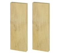 HARFINGTON 2pcs Knife Handle Material 4.7" x 1.6" x 0.4" Knife Handle Scales Slabs Custom DIY Tool Material for Knives Making Blanks Blades DIY Crafts, Phoebe Wood