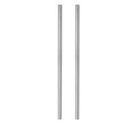 HARFINGTON 2pcs Linear Motion Rod Shaft Guide 8mm x 330mm Steel Chrome Plated Smooth Hardened Rod High Precision Linear Motion Shaft Linear Rail for 3D Printer DIY Tools