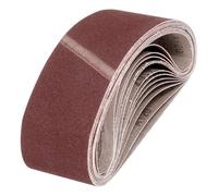 HARFINGTON 3-1/2 x 15-1/2 Inch Sanding Belts, 15 Pcs 120 Grit Aluminum Oxide Abrasive Belt Sander File Belt for Woodworking, Metal Polishing, Knife Sharpener