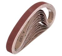 HARFINGTON 3/4 x 12 Inch Sanding Belts, 24 Pcs 120 Grits Aluminum Oxide Abrasive Belt Sander File Belt for Woodworking, Metal Polishing, Knife Sharpener