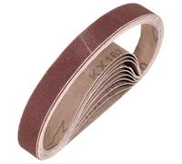 HARFINGTON 3/4 x 18 Inch Sanding Belts, 10 Pcs 120 Grit Aluminum Oxide Abrasive Belt Sander File Belt for Woodworking, Metal Polishing, Knife Sharpener