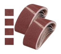 HARFINGTON 3 x 18 Inch Sanding Belts, 24 Pcs 40/80/120/240 Grits Aluminum Oxide Abrasive Belt Sander File Belt for Woodworking, Metal Polishing, Knife Sharpener