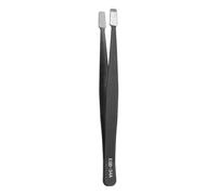 HARFINGTON 4.72" Long ESD-34A Anti-static Straight Pointed Tip Tweezers Stainless Steel Round Edge Non-magnetic Precision Tweezers for Various Electronics Precise Repair