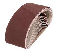 HARFINGTON 4 x 24 Inch Sanding Belts, 10 Pcs 400 Grits Aluminum Oxide Abrasive Belt Sander File Belt for Woodworking, Metal Polishing, Knife Sharpener