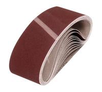 HARFINGTON 4 x 24 Inch Sanding Belts, 20 Pcs 240 Grits Aluminum Oxide Abrasive Belt Sander File Belt for Woodworking, Metal Polishing, Knife Sharpener