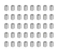 HARFINGTON 40pcs Thread Repair Inserts M3 x 0.5 Male to M2 x 0.4 Female Thread 4mm Long Stainless Steel Reducing Nuts Metric Self Tapping Sleeves Threaded Reducer Industrial Fasteners