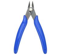 HARFINGTON 5" Flush Cut Pliers Small Precision Wire Cutter Side Cutter Diagonal Cutting Pliers for Jewelry Model Electronic 3D Print, Blue