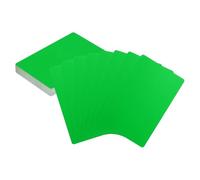 HARFINGTON 50pcs Metal Business Cards Blanks 3.4" x 2.1" x 0.01" Aluminum Laser Engraving Blank Name Custom Card CNC Engraving Sheets for House Office DIY Gift Plate Invitations, Green